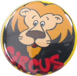 Löwe Zirkus Button